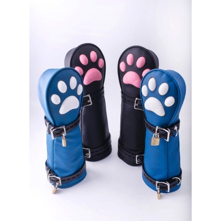 G8DBOY Long Puppy Play gloves with cat silicone claws
