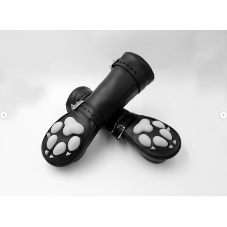 G8DBOY Puppy Play gloves with silicone dog claws BDSM