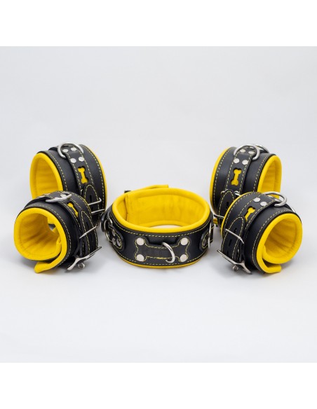 Set of clamps (neck, wrists, ankles) 5 pieces.