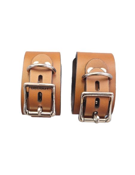 Leather set of clamps - handcuffs