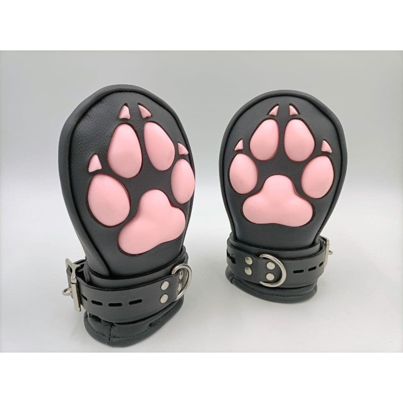Short gloves with silicone dog claws